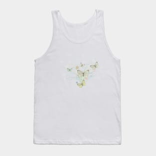 Butterflies in the grass Tank Top